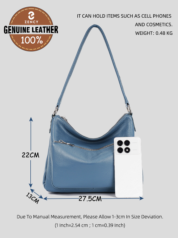 Zency Cowhide Leather Handbag  - огляд і ціна Leather Work Handbags For Women