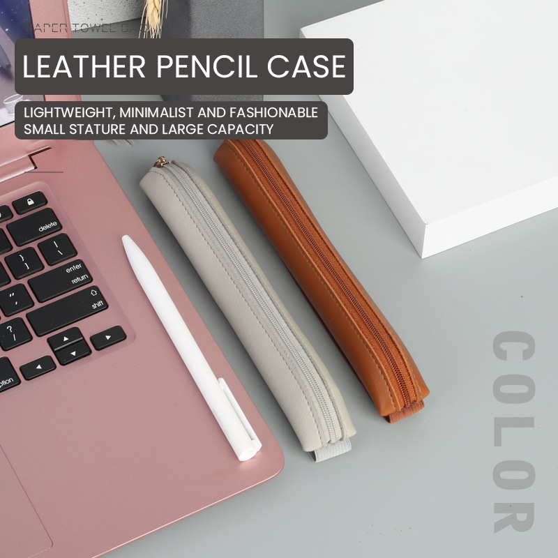 Pu Leather Pen Holder Zippered - огляд і ціна Leatherwork Books