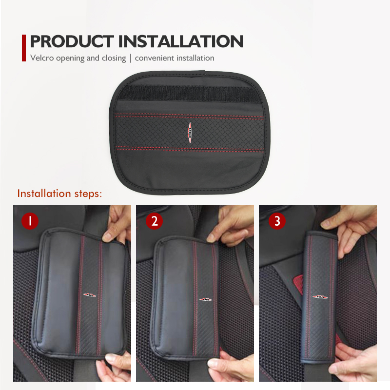 Leather Car Seat Belt Protecto - огляд і ціна Leather Work For Car