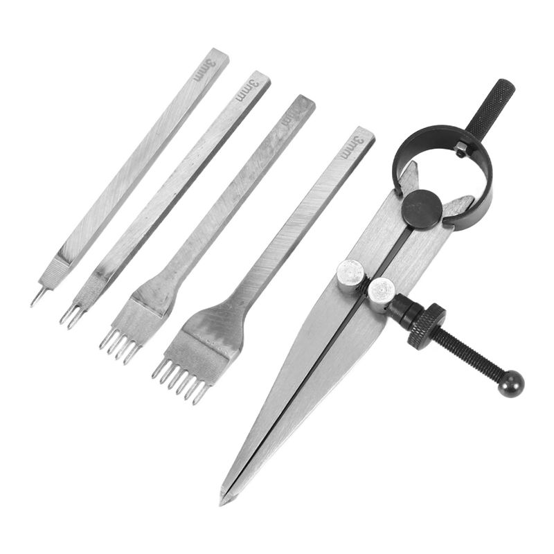 [NEW!A93G】 Leather Chisel Set, - огляд і ціна Wing Divider Stitch