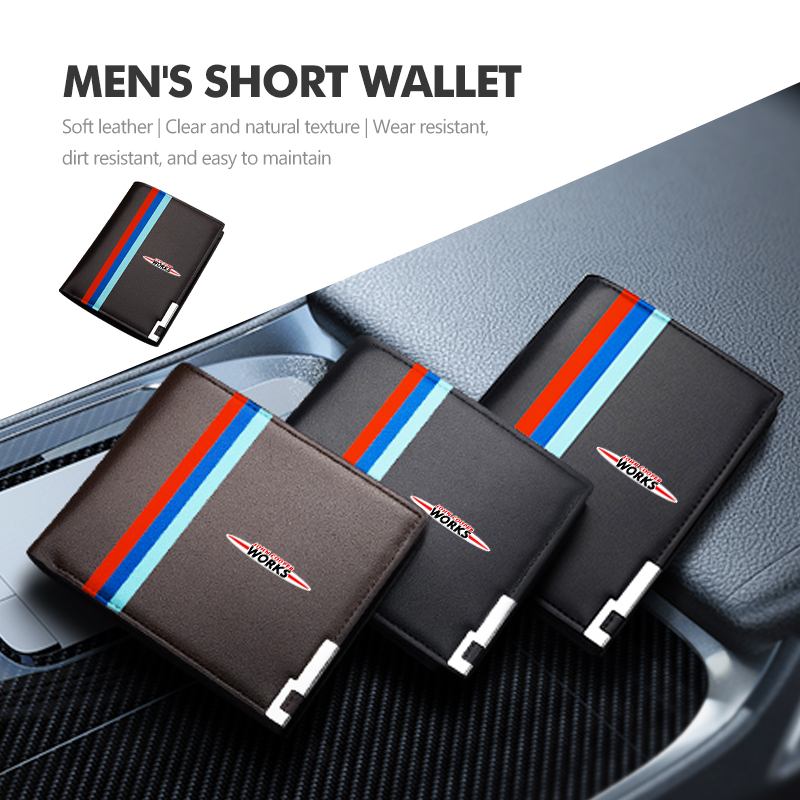 Car Men Short Wallet Multifunc - огляд і ціна Leather Work For Car