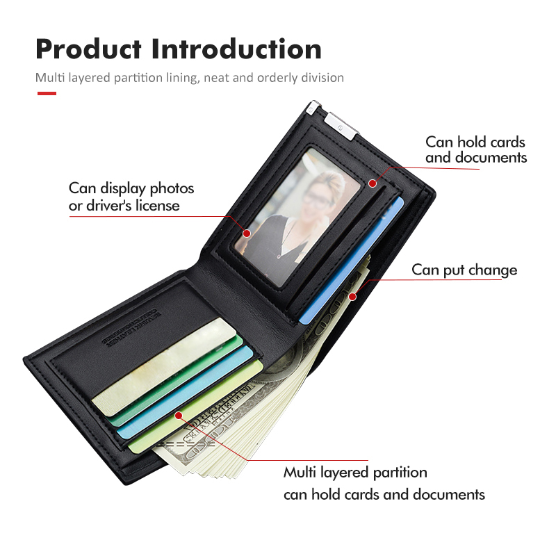 Car Men Short Wallet Multifunc - огляд і ціна Leather Work For Car