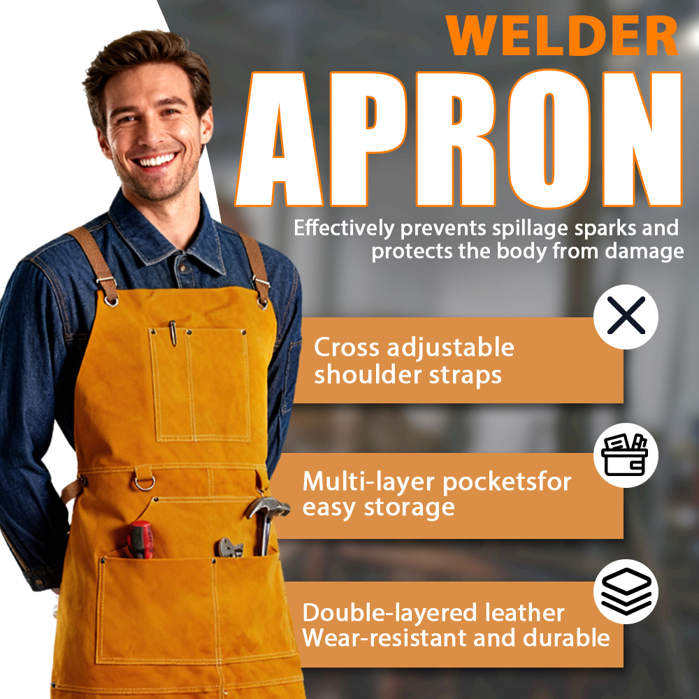 Oxhide Leather Welding Apron C - огляд і ціна Leather Work For Car