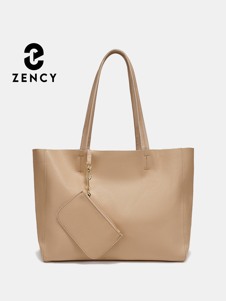 Zency Genuine Leather Large To - огляд і ціна Leather Work Handbags For Women