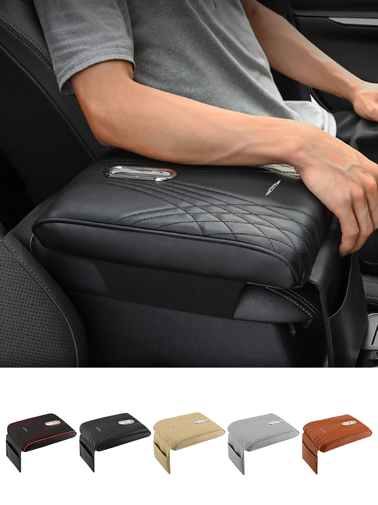 Car Armrest Box Pad Leather Ce - огляд і ціна Leather Work For Car