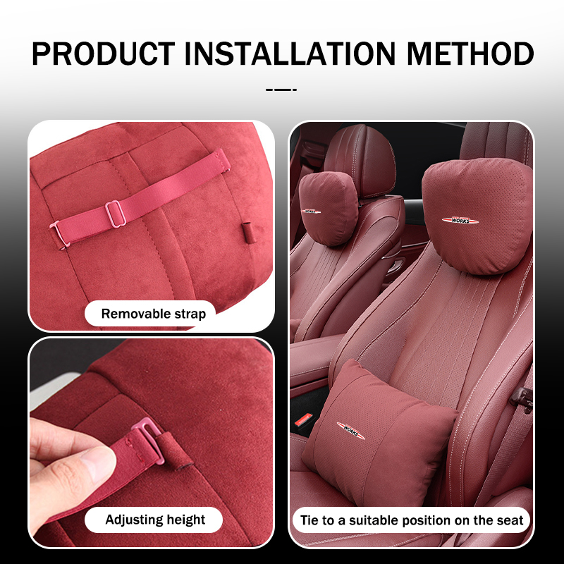 Car Headrest Waist Pillow Neck - огляд і ціна Leather Work For Car