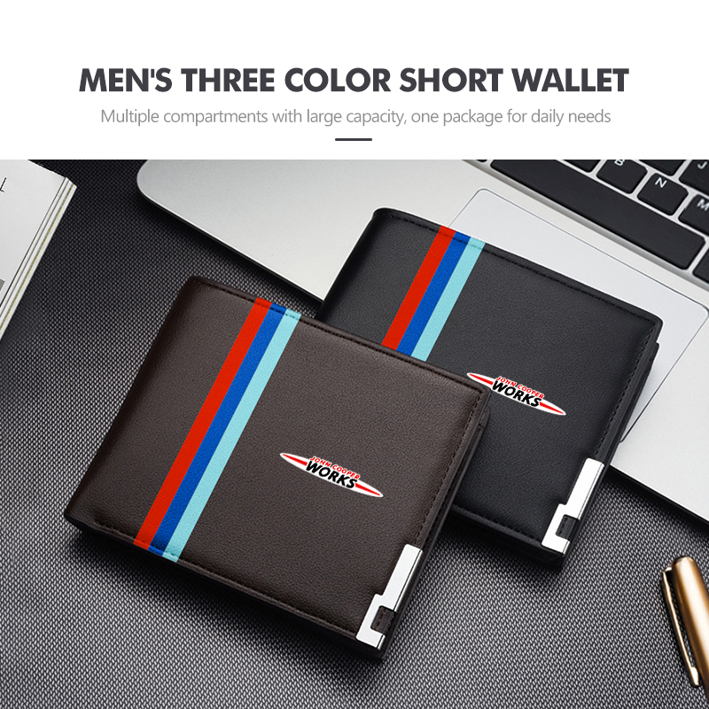 Car Men's Leather Wallet Multi - огляд і ціна Leather Work For Car