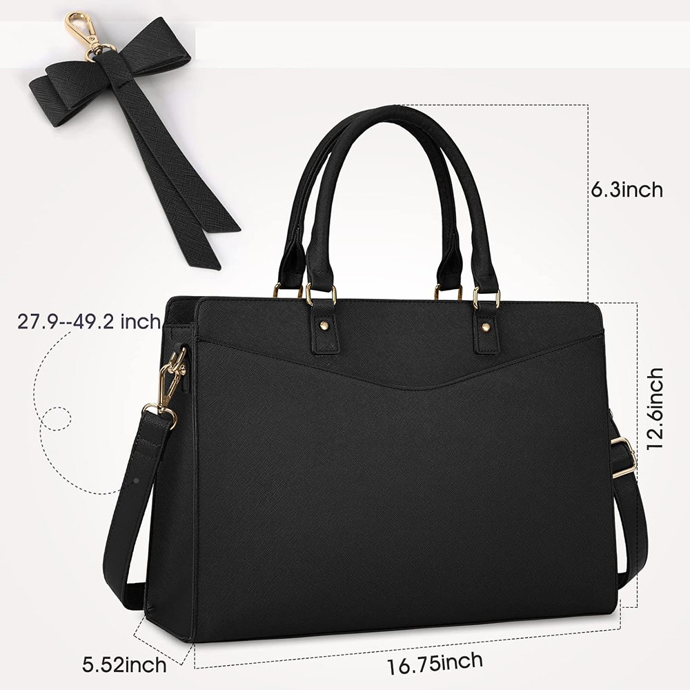 Laptop Bag for Women 15.6 Inch - огляд і ціна Leather Work Handbags For Women
