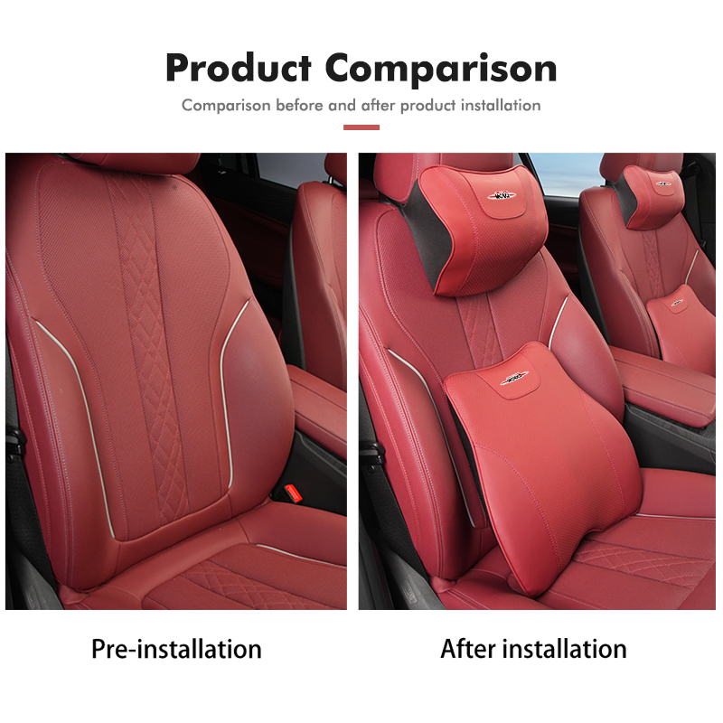 For MINI Car Headrest Lumbar S - огляд і ціна Leather Work For Car