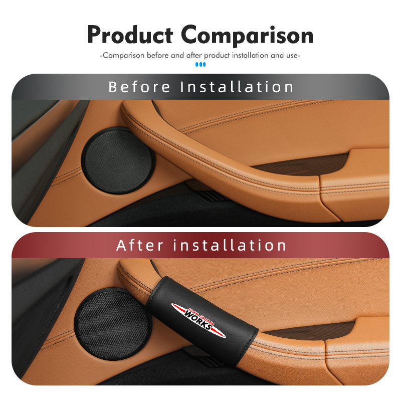 Car Door Inner Handle Protecti - огляд і ціна Leather Work For Car