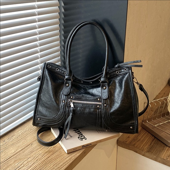 Motorcycle Handbag Retro Women - огляд і ціна Leather Work Handbags For Women