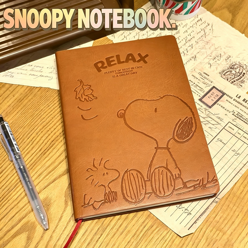 Vintage Snoopy A5 Leather Note - огляд і ціна Leatherwork Books