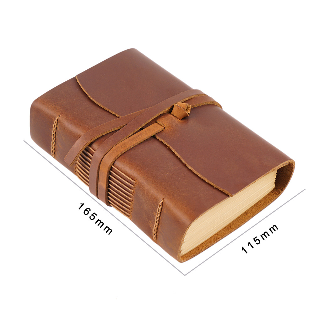 Handmade Leather Notebook Brow - огляд і ціна Leatherwork Books